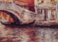 ヴェネツィアの運河沿いのゴンドラ 印象派 ウィリアム・メリット チェイス・ヴェニス
